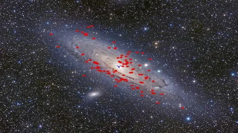 วิธีใหม่ใช้ค้นหากระจุกดาวในกาแล็กซีแอนโดรเมดา