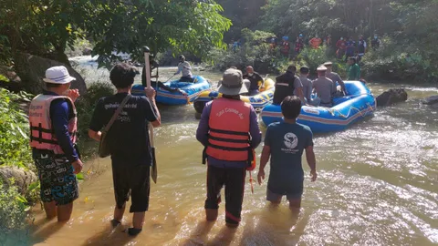 พบร่างหนุ่มนักท่องเที่ยวอิหร่าน พลัดตกเรือยางขณะไปล่องแก่งที่พังงาแล้ว