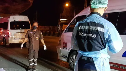 ตำรวจซิ่ง จยย.ล่าโจร ตกสะพานลอยดับ 1 อีกนายสาหัส แฉจุดมรณะ ตายแล้ว 6 ศพ