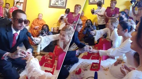 ฮือฮางานวิวาห์ "หมอเสือ" แต่งเมีย 3 คน แฮปปี้ ช่วยกันทำมาหากิน (คลิป)