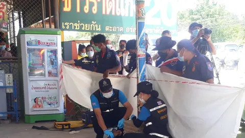 เมียบุกยิงผัววิศวกร 4 นัดตายคาไซต์งานที่ระยอง ก่อนหนีไปยิงตัวเองหนีผิด