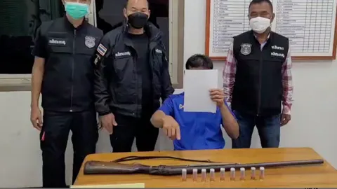 ผัวแค้นร่างทรงอาม่าหลอกเมีย ยิงด้วยลูกซองขณะเข้าทรง ดับคาศาลเจ้า