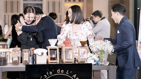 แพร หึง ท็อป เลือดขึ้นหน้า ละเลงสาดกาแฟร้อนใส่ เกรท-แพท ใน ปมเสน่หา