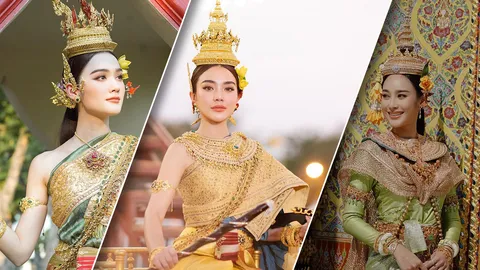 งดงามดั่งนางในวรรณคดี พิงกี้-เดียร์น่า-ปราง-นาว แปลงโฉมเป็น นางกิริณีเทวี 