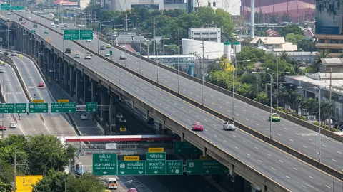 รอคอยมานาน รถใช้ Easy Pass วิ่งผ่านฉลุยบนดอนเมืองโทลล์เวย์ได้แล้ว