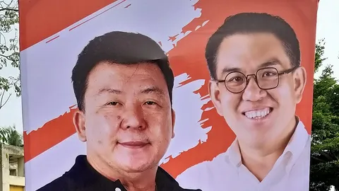 ป้ายหาเสียงพรรคกล้า
