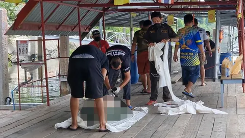 ร่างอาจารย์มหาวิทยาลัย อืดแม่น้ำท่าจีน สงสัยฆ่าตัวตาย