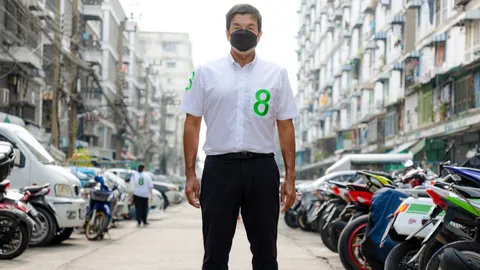 "ชัชชาติ" ลุย ฝนหาเสียง ชี้ ข่าวปลอมเหมือนเชื้อโรค ชี้ ต้องมีภูมิคุ้มกัน