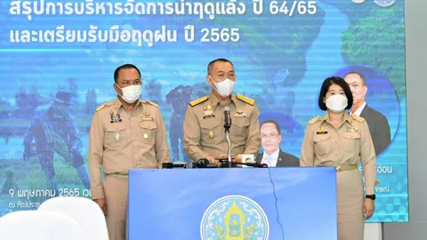 "เฉลิมชัย" วางแนวบริหารจัดการน้ำฤดูฝน 65 ย้ำน้ำกิน-น้ำใช้ ห้ามขาด