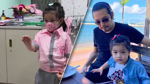 หนุ่ม ศรราม พา น้องวีจิ ลองชุดนักเรียนอนุบาล น่ารักน่าเอ็นดู (คลิป)