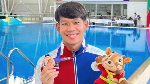 สร้างประวัติศาสตร์รอบ 17 ปี "ชวัลวัฒน์" ซิวเหรียญทองแดงกระโดดน้ำ "ซีเกมส์ 2021"