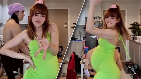 แนนนี่ เกิร์ลลี่เบอร์รี่ อุ้มท้อง 8 เดือนโชว์สเตปแดนซ์ แม่พลิ้วมาก (คลิป)