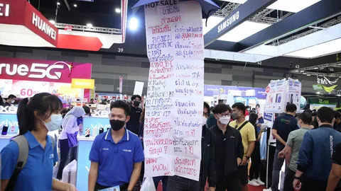 Thailand Mobile Expo 2022 คึกคัก รับแรงโปรโมชันโทรศัพท์มือถือ