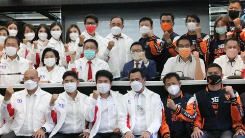 "เพื่อไทย" แท็กทีม "ก้าวไกล" แถลง พร้อมร่วมมือกัน ทำงานในสภา กทม. 