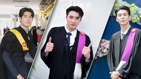 นักแสดงช่อง 3 เข้ารับพระราชทานปริญญาบัตร จากมหาวิทยาลัยธรรมศาสตร์