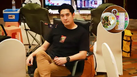 วีรภาพ อวดอาหารจานเดียว ข้าวกะเพราไก่ไข่ดาว ใส่ความหวังราคา 2460 บาท 