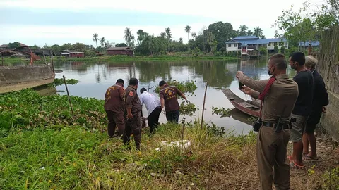 พบศพชายตายปริศนา ลอยอืดกลางแม่น้ำนครชัยศรี ตร.เร่งสืบพร้อมตามหาญาติ