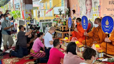 แฟนคลับจัดพิธีทำบุญ 100 วันให้แตงโม นิดา อัจฉริยะพาแม่พบ บิ๊กแจง 7 มิ.ย.