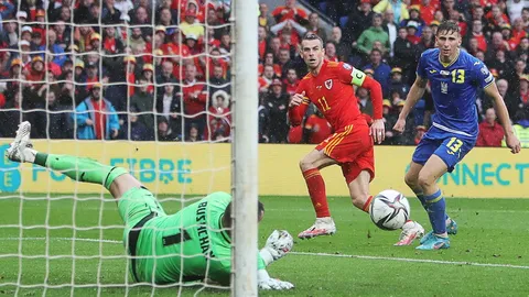 "เวลส์" ทำได้ เบียดเฉือน "ยูเครน" คว้าตั๋วลุยฟุตบอลโลก 2022 ที่กาตาร์