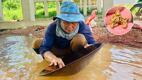 ทองบางสะพาน ทรัพย์ในดิน สินในน้ำ ชวนเที่ยวพร้อมร่อนทองเป็นของตัวเอง