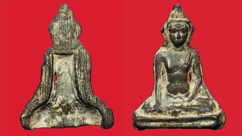 "พระร่วงนั่ง หลังลิ่ม" กรุวัดช้างล้อม สุโขทัย พระเครื่องยอดนิยม รุ่นหายาก