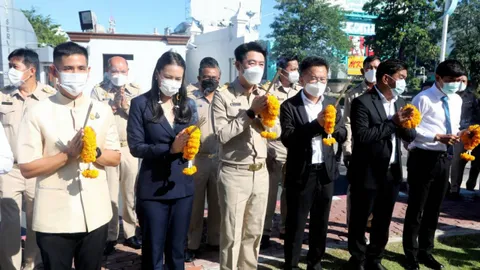 เบียร์ ปรเมศวร์ นายกเมืองพัทยาคนใหม่ เข้าศาลาว่าการเมืองทำงานวันแรก 