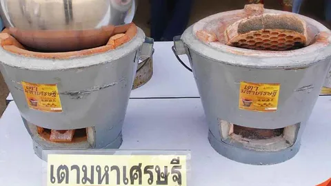 พลังงาน เผยภาพ "เตามหาเศรษฐี" ซุปเปอร์อั้งโล่ ประหยัดถ่าน ลดใช้แก๊ส LPG