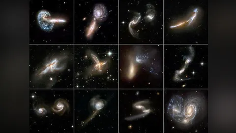 กาแล็กซีก่อตัวอย่างไร จากการควบรวม