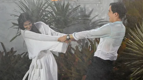 "โก้-พิ้งค์พลอย" คลั่งรักกอดจูบกลางฝนส่งท้ายละคร “ปางเสน่หา” 