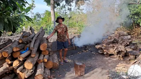 คนเผ่าถ่านชัยนาท แจง ทำไม่ทันวัตถุดิบไม่พอ คาดราคาทะลุกระสอบละ 200 แน่