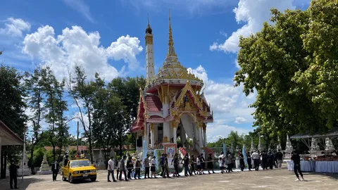 งานศพที่ยโสฯ ไอเดียสุดบรรเจิด จัดงานให้เป็นประโยชน์ ตามคำสั่งเสียคนตาย (คลิป)