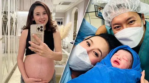 แยม ธมลพรรณ์ อดีตนางเอกละครจักรๆ วงศ์ๆ คลอดลูกคนที่ 3 ตั้งชื่อ น้องพิสต้า