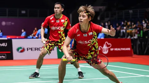 ฟอร์มร้อน "บาส-ปอป้อ" สยบคู่จากอินโดฯ ลิ่วรอบ 2 ขนไก่ "มาเลเซียมาสเตอร์ส 2022"