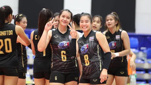 "วอลเลย์บอลหญิงไทย U20" จบรองแชมป์กลุ่ม เจอของแข็งรอบตัดเชือก ศึกชิงแชมป์เอเชีย