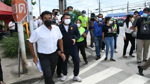  ผู้ว่าฯ กทม.สัญจร แก้จราจร แยกบางบอน 5 ยัน พนักงานแจ้งเหตุ ต้องชมเชย