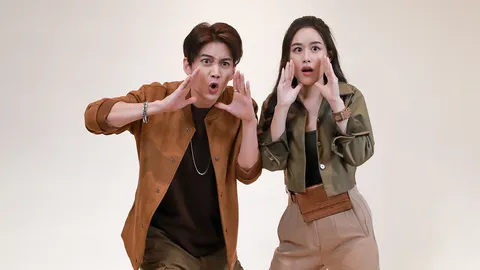 “กอล์ฟ-ฟาง” ถ่ายสติกเกอร์ไลน์สุดต๊าช ต้อนรับหนัง “Leio ไลโอโคตรแย้ยักษ์”