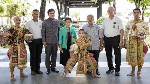 มูลนิธิส่งเสริมศิลปาชีพฯ จัดทัพเปิดม่านการแสดงโขน