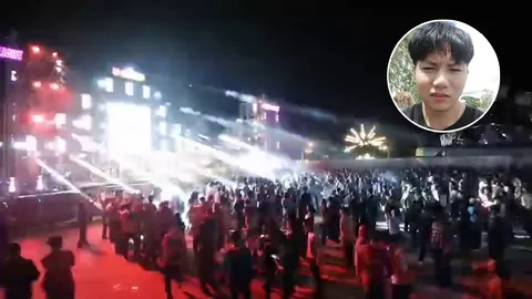 วัยรุ่นเที่ยวงานแห่เทียน มีเรื่อง ขี่จยย.ไล่ล่าปิกอัพ โดนยิงร่วงดับ 1 