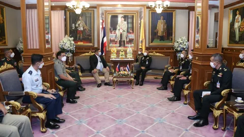 "บิ๊กหน่อย" เปิดศาลากลาโหม รับ นศ.วปอ.ฟิลิปปินส์ เดินทางเยือนประเทศไทย