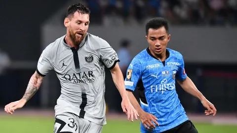 มาเป็นเพลงเลย "เพจวง POTATO" พูดถึงชอต "เมสซีเจ" สกัดลูกยิง "เมสซี" บนเส้นประตู (คลิป)