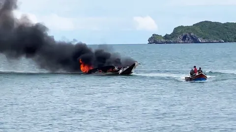 ผวจ.ชุมพรเยี่ยมคนเจ็บ 20 รายเหตุสปีดโบ๊ตระเบิด เผยได้กลิ่นน้ำมันก่อนบึม