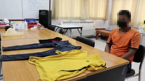 ตำรวจอ่างทอง รวบแล้วโจรชิงทรัพย์จับเจ้าทุกข์แก้ผ้า อ้างไม่อยากให้ไล่ตาม