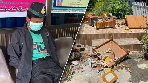 ผวา หนุ่มประกาศตัวเป็นสิ่งศักดิ์สิทธิ์ประจำหมู่บ้าน ไล่พังศาลพระภูมิ