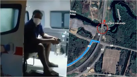 พบทางหนีหนุ่มไนจีเรีย ใช้ถนนใหม่ริมชายแดน เดินลงคลองว่ายข้ามไปฝั่งกัมพูชา