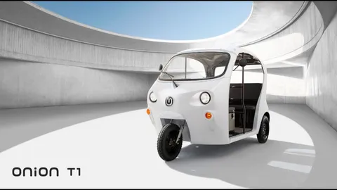 สามล้อไฟฟ้าเขมร! ONiON T1c วิ่งไกล 60 กม.