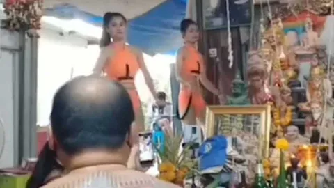 โคโยตี้ เต้นสะบัด บนสำนักฤาษี อาจารย์บอกศิษย์จ้างแก้บน เพราะพ่อปู่ชอบ