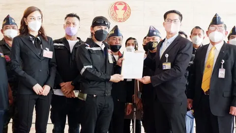 ตัวแทนกลุ่มทหารผ่านศึก ยื่นขอ "เงินผดุงเกียรติ" - "เต้" ชู เป็นนโยบายพรรค