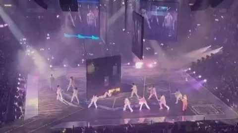 จอยักษ์LED ร่วงใส่แดนเซอร์กลางเวทีคอนเสิร์ตบอยแบนด์ฮ่องกง บาดเจ็บ 2 ราย(คลิป)