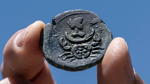 เหรียญนักษัตรโบราณ พบนอกชายฝั่งเมืองไฮฟาของอิสราเอล