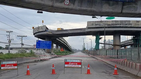 อธิบดี ทล.รับผิด คานถล่ม ทับสยองตาย 2 สะพานกลับรถ ถ.พระราม 2 (คลิป)